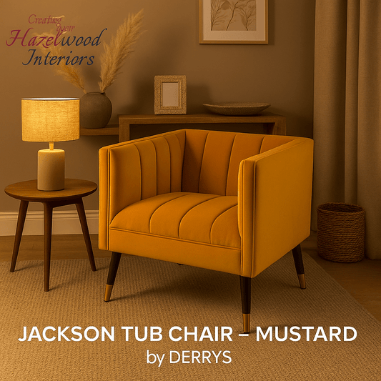DERRYS Occasional tub Jackson Tub Chair in Mustard by DERRYS (ex shop display)
