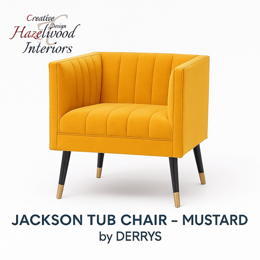 DERRYS Occasional tub Jackson Tub Chair in Mustard by DERRYS (ex shop display)