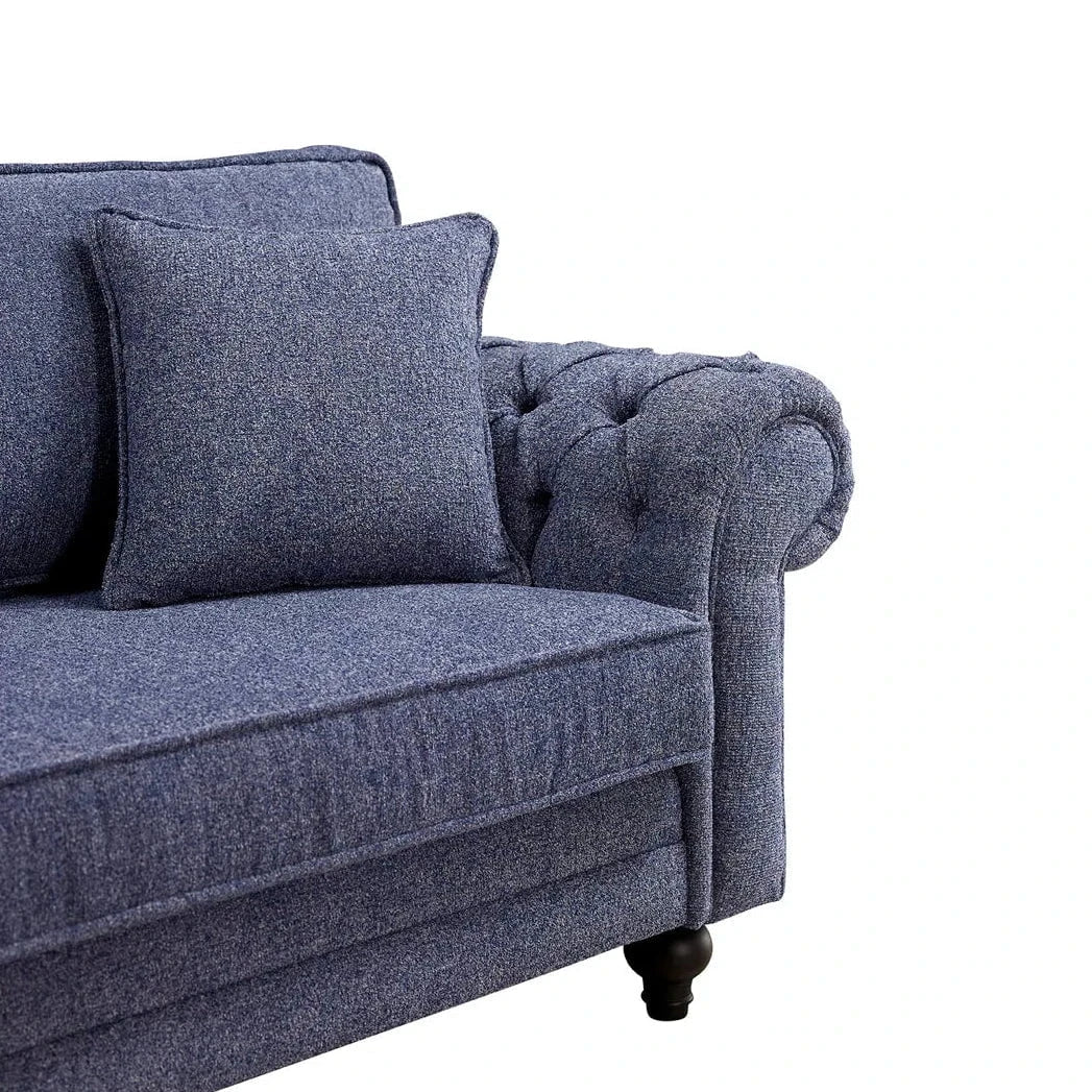 DERRYS Sofa CHESTER DENIM SOFA (3 SEATER)  by Derry's
