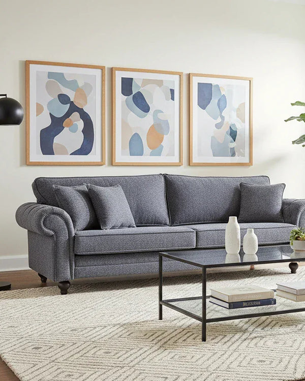 CHESTER DENIM SOFA (3 SEATER)  by Derry's