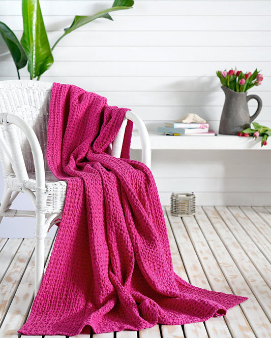 Design Port Throw Orchid Mallory Throw (choose from 6 colours) by Design Port