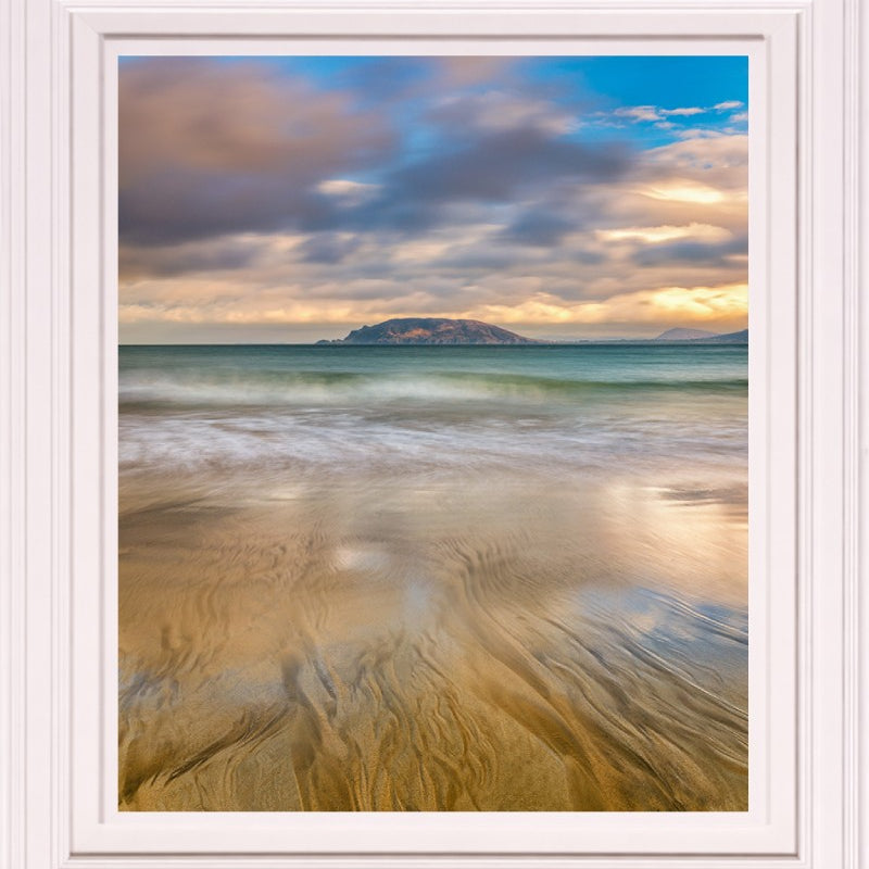 DOAGH BEG FRAMED PRINT – WHITE FRAME  | House of Irish Art