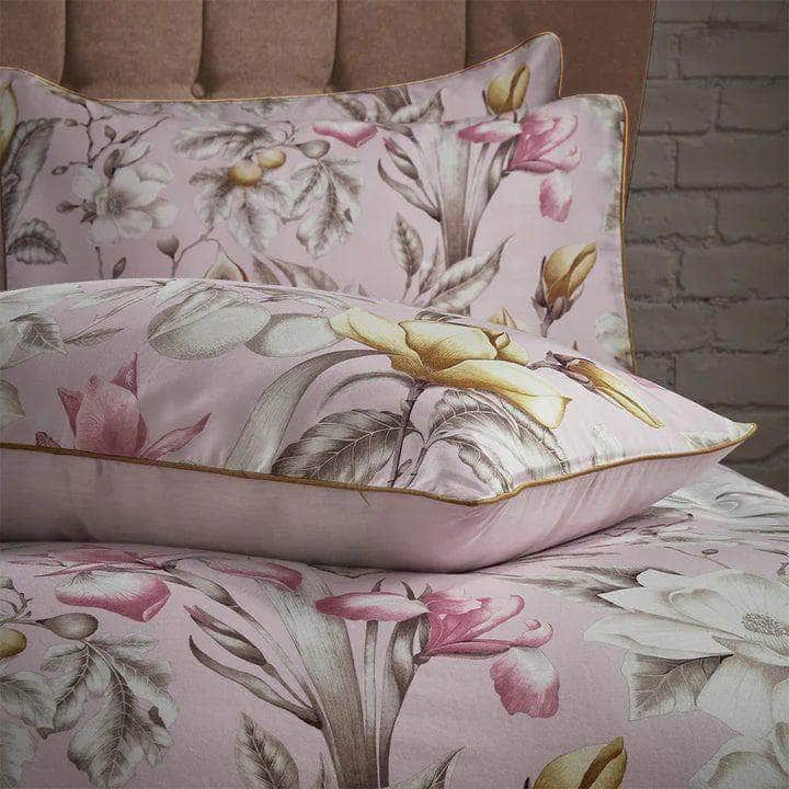 Edinburgh Weavers (Riva Home) Bedspread EW Lavish Floral Printed Piped Cotton Sateen Kingsize Duvet Cover Set by Edinburgh Weavers