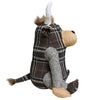 Essentials Doorstop HIGHLAND COW TARTAN DOOR STOP