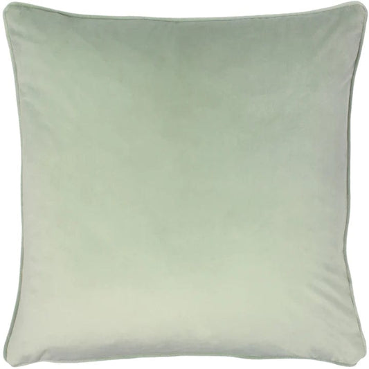 Evans Litchfield Cushions Premium Opulence Soft Velvet feather filled Cushion in Mint Green by Evans Litchfield