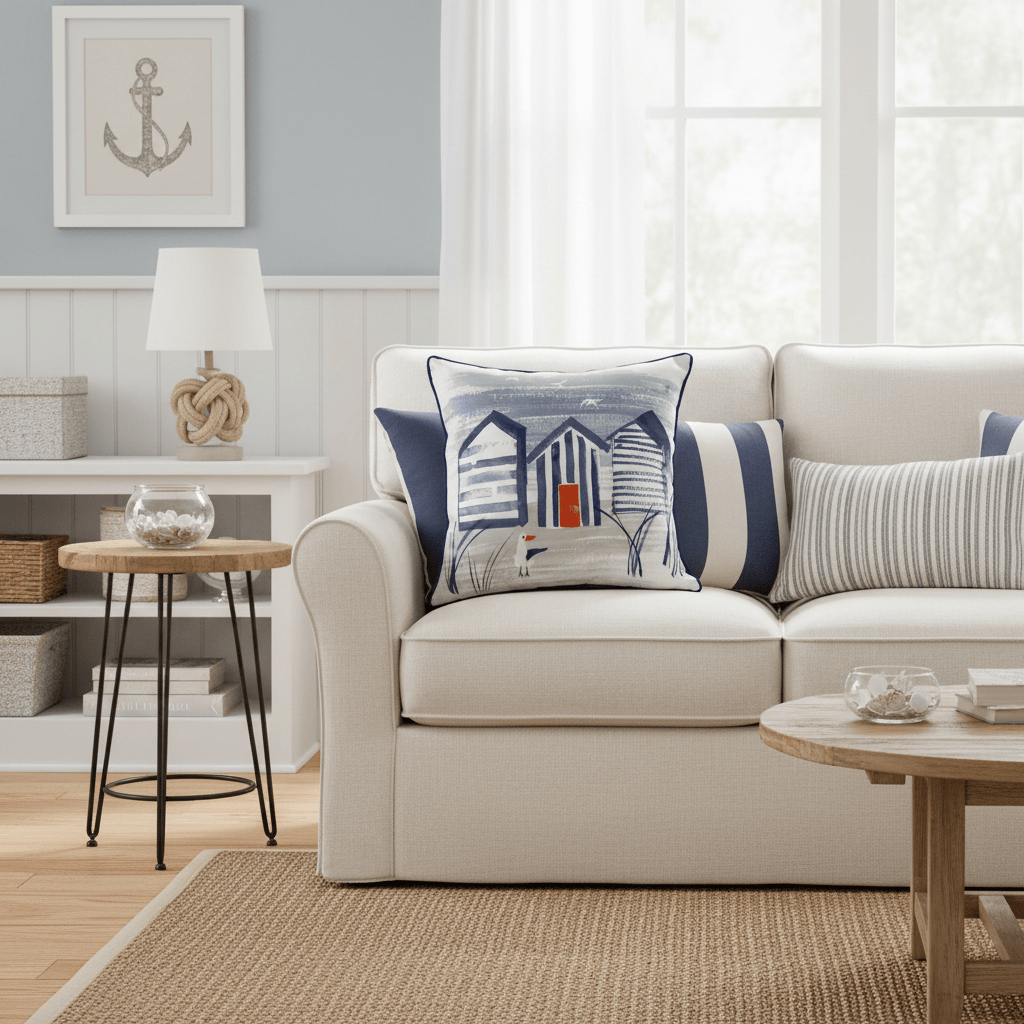 Evans Litchfield (Riva Home) Evans Lichfield Cushion Premium Nautical Cushion 43cm x 43cm in 3 designs by Evans Lichfield