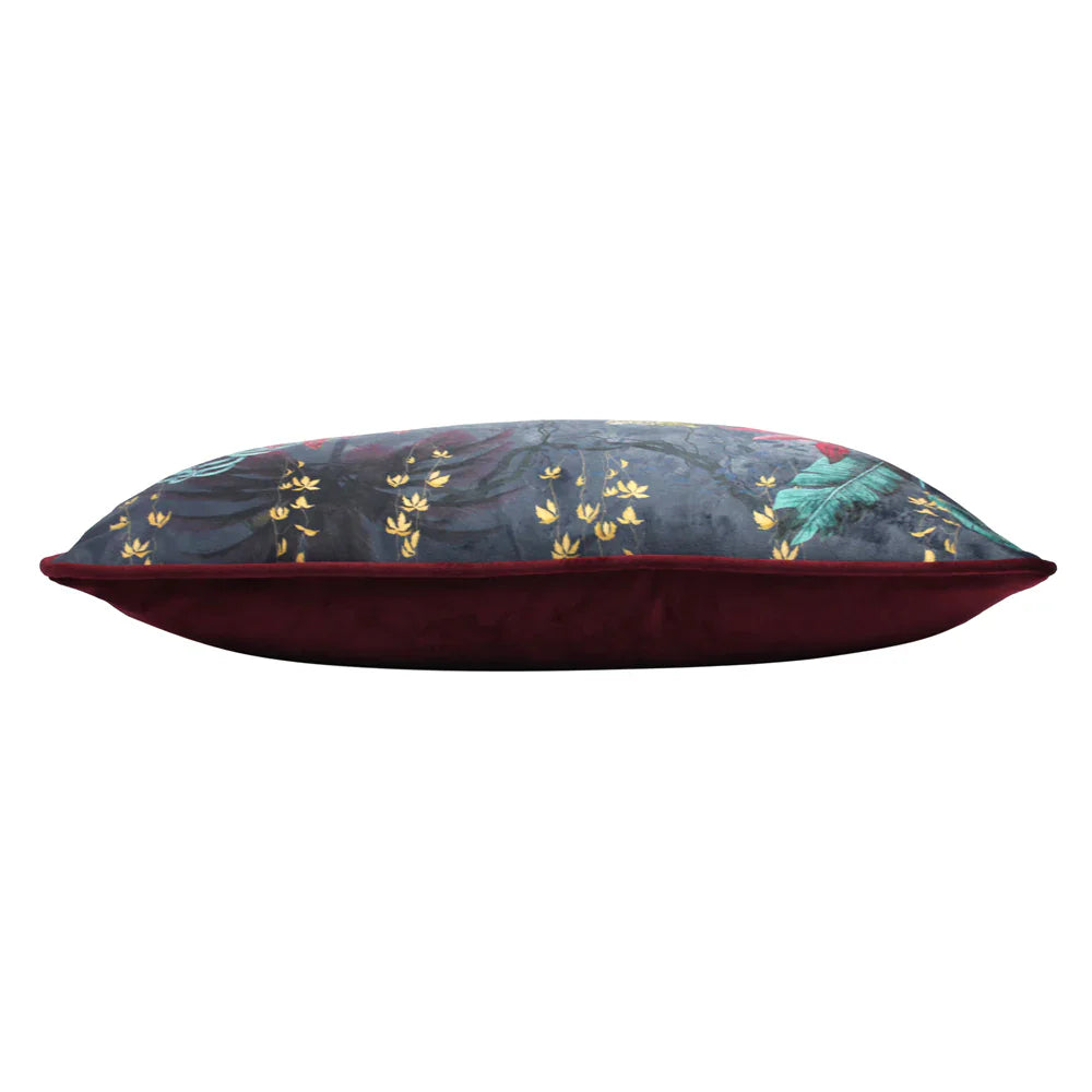 Evans Litchfield (Riva Home) Evans Lichfield Cushion ZINARA LEOPARD RECTANGULAR CUSHION MIDNIGHT  by Evans Lichfield