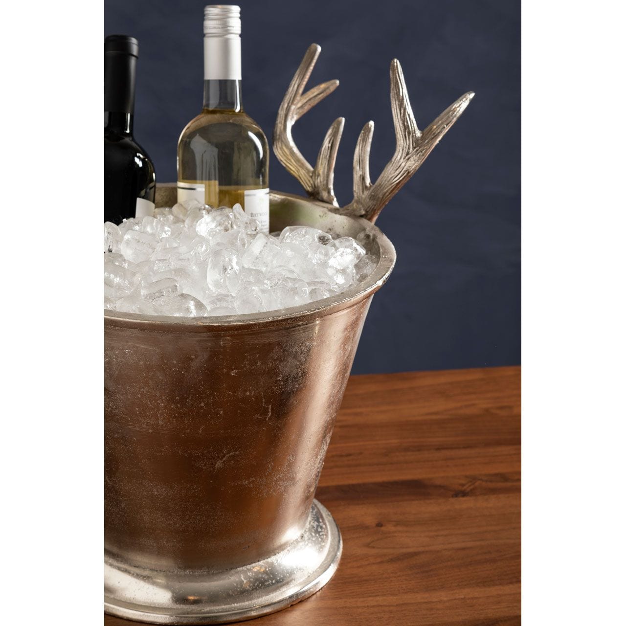 Fifty Five South Home Accessories ANTLER WINE COOLER WITH ROUNDED BASE