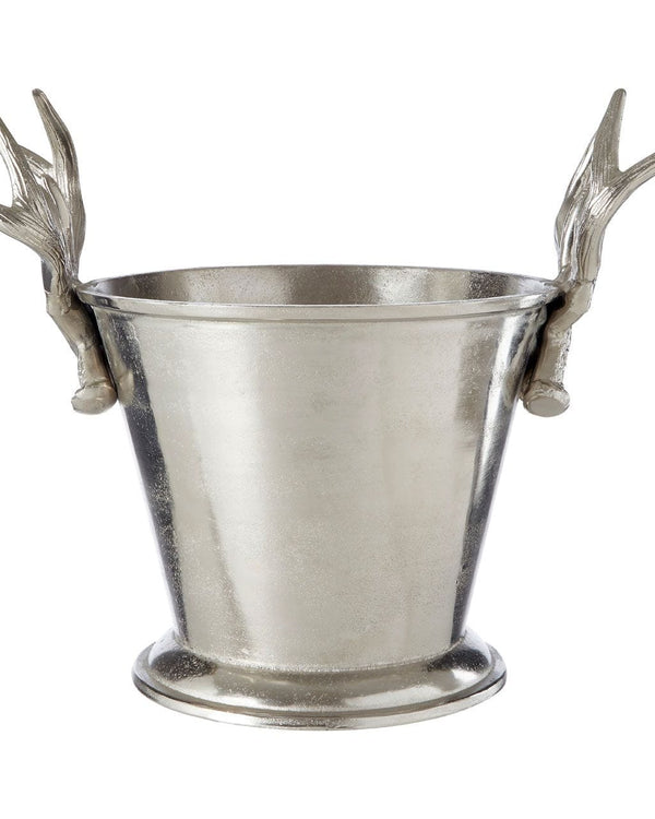 ANTLER WINE COOLER WITH ROUNDED BASE