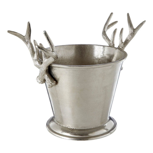 ANTLER WINE COOLER WITH ROUNDED BASE