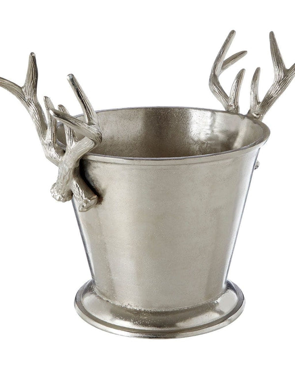ANTLER WINE COOLER WITH ROUNDED BASE