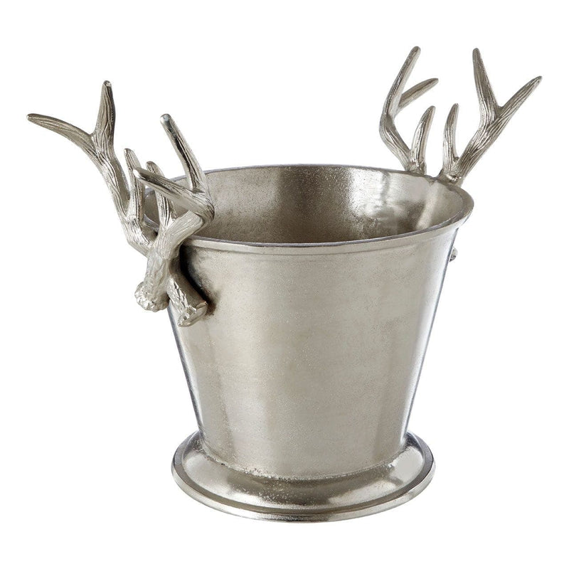 ANTLER WINE COOLER WITH ROUNDED BASE