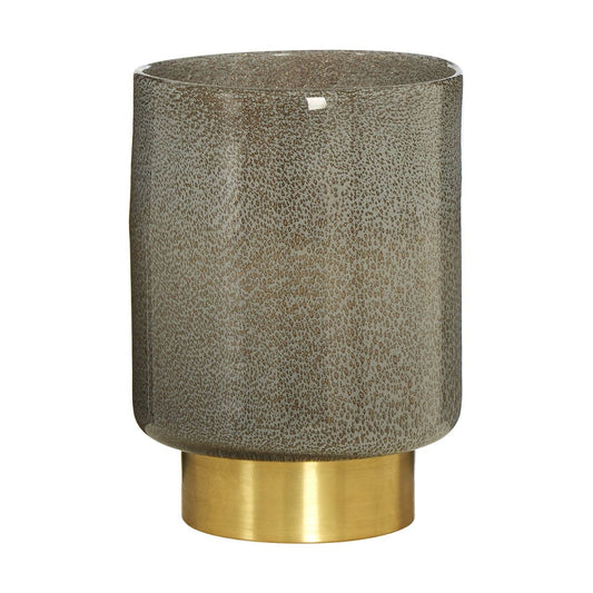Fifty Five South Interior Design Range CLEO GREY AND GOLD VASE