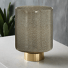 Fifty Five South Interior Design Range CLEO GREY AND GOLD VASE