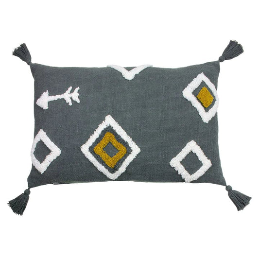 furn Cushions Charcoal Inka Cushion in natural or charcoal