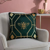 furn Cushions Emerald Premium Bee Deco Geometric duck feather filled Cushion - 6 colour variants