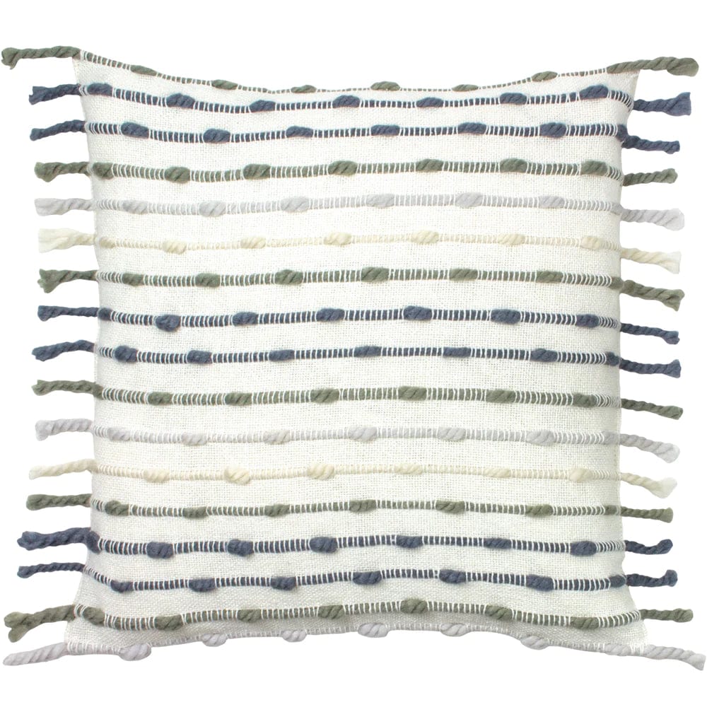 furn Cushions Natural / Grey Dhadit Stripe Cushion - 2 variants