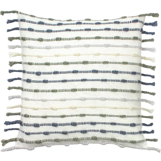 furn Cushions Natural / Grey Dhadit Stripe Cushion - 2 variants