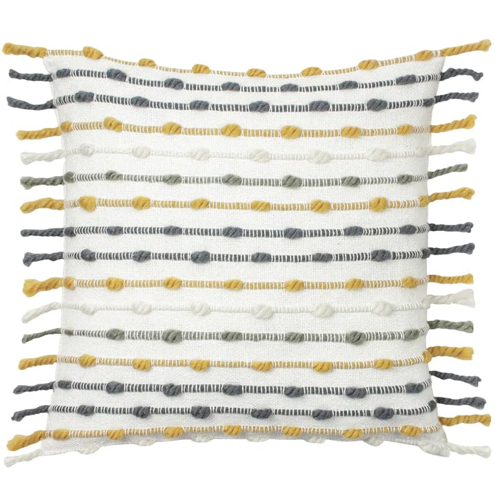 furn Cushions Natural / Ochre Dhadit Stripe Cushion - 2 variants