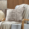 furn Cushions Taupe Winter Woods Animal Chenille Cushion 50x50cm (4 colours to choose from)