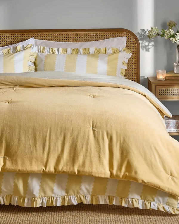 EDIE COTTON VELVET BEDSPREAD by Wylder