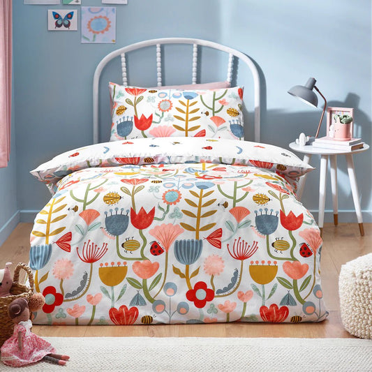 furn (Riva Home) Bedspread little furn. Little Nature Floral Duvet Cover Set in Multicolour