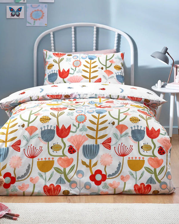 little furn. Little Nature Floral Duvet Cover Set in Multicolour