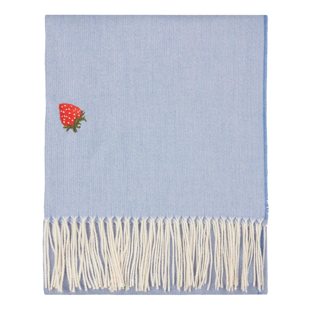 Furn (Riva Home) Bedspread/Throw FRUITS THROW BERRY SWEET BLUE by furn