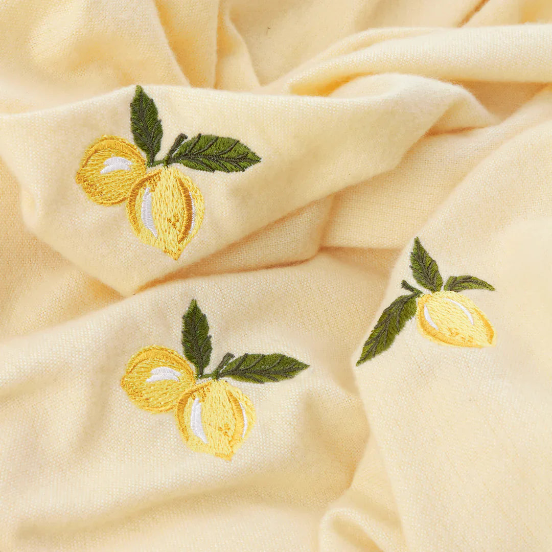 Furn (Riva Home) Bedspread/Throw FRUITS THROW ZESTY LEMON by furn