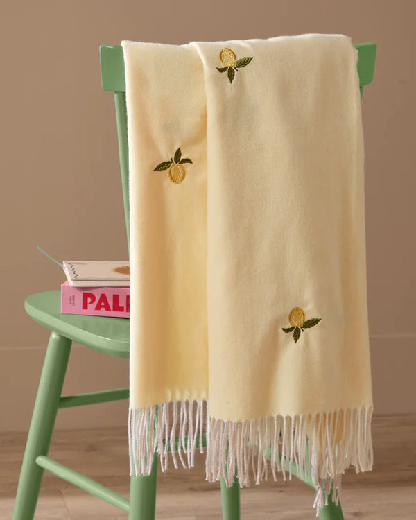 FRUITS THROW ZESTY LEMON by furn
