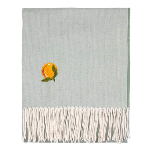 Furn (Riva Home) Bedspread/Throw FRUITS THROW ZESTY ORANGE by furn