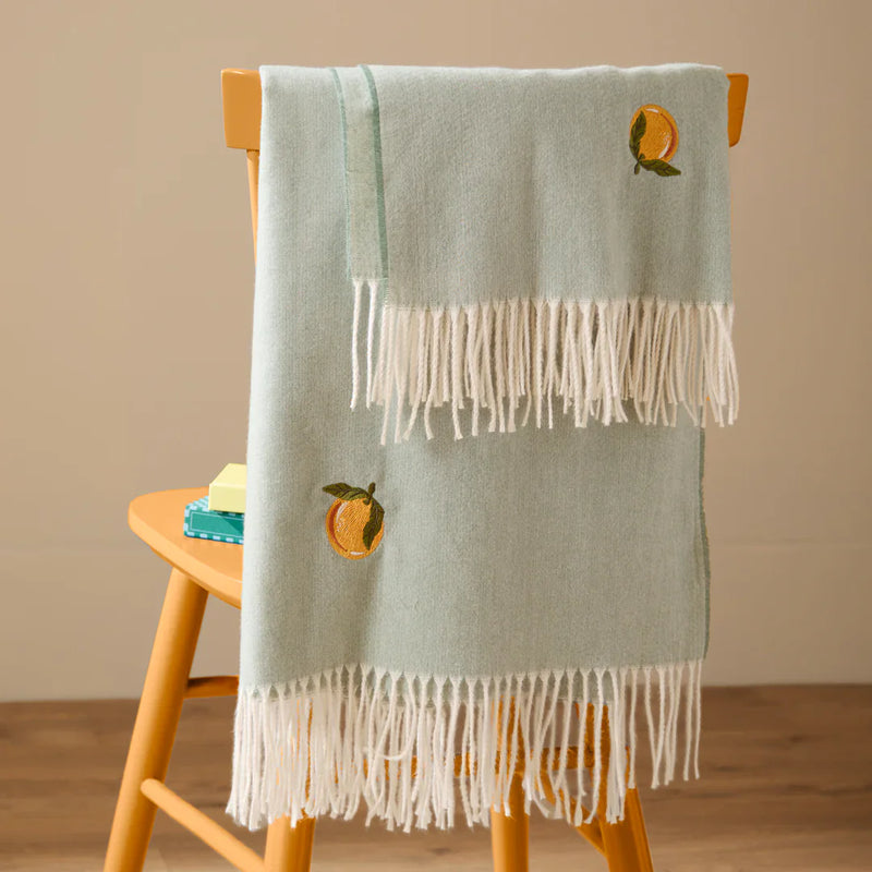 FRUITS THROW ZESTY ORANGE by furn