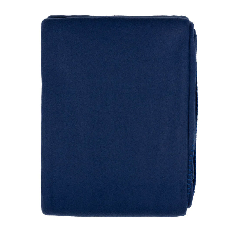 HAVEN PLAIN FLEECE THROW BLUE by furn