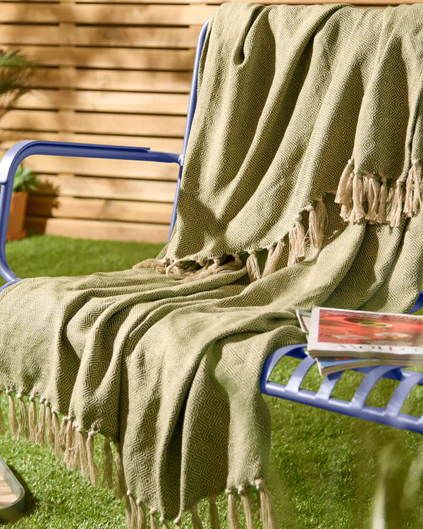 DESSA WOVEN INDOOR/OUTDOOR THROW by furn