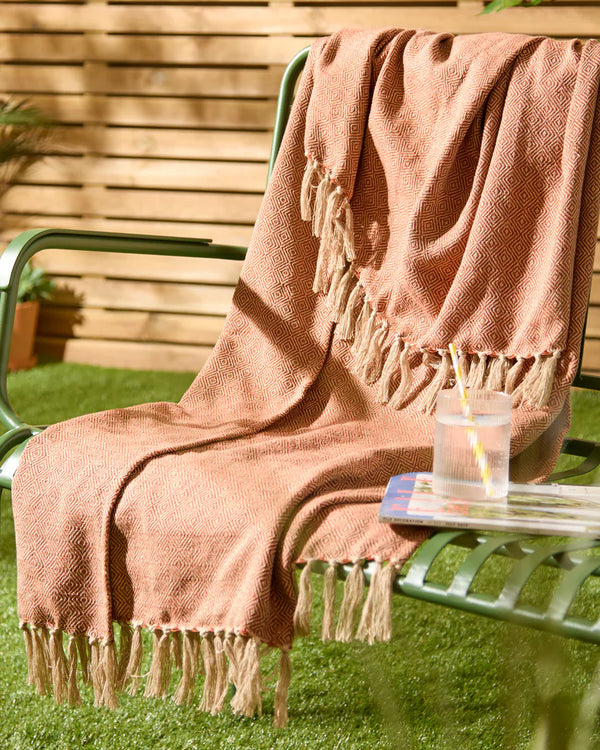 DESSA WOVEN INDOOR/OUTDOOR THROW by furn