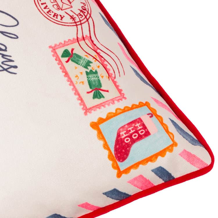 Furn (Riva Home) Christmas Decorations ✉️ Dear Santa Printed Reversible Cushion – Multicolour by Furn