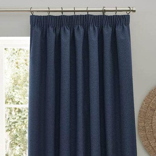 DAWN TEXTURED BLACKOUT EYELET OR PENCIL PLEAT CURTAINS by furn