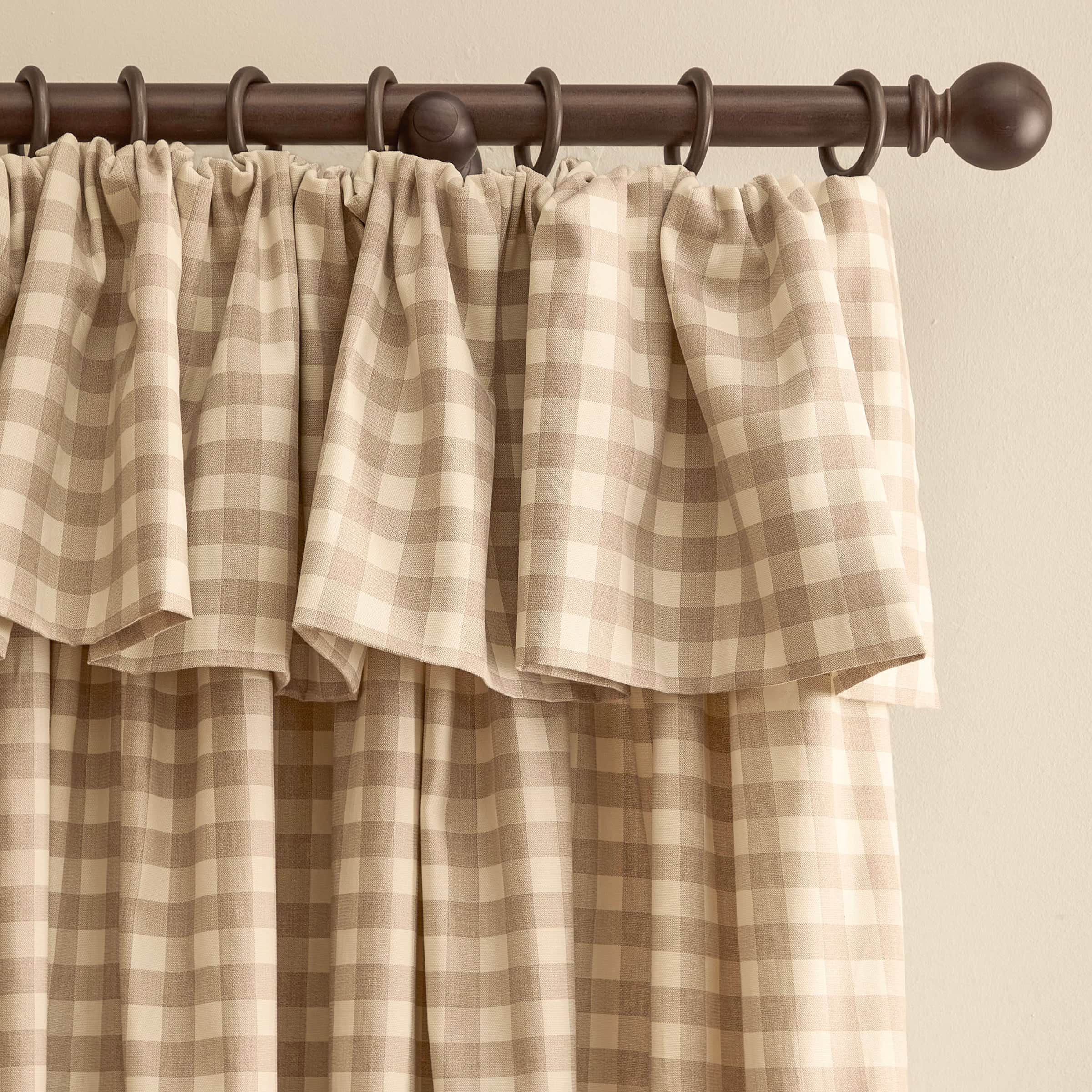Furn (Riva Home) Curtains HARRIET GINGHAM PRINTED CURTAINS by furn.
