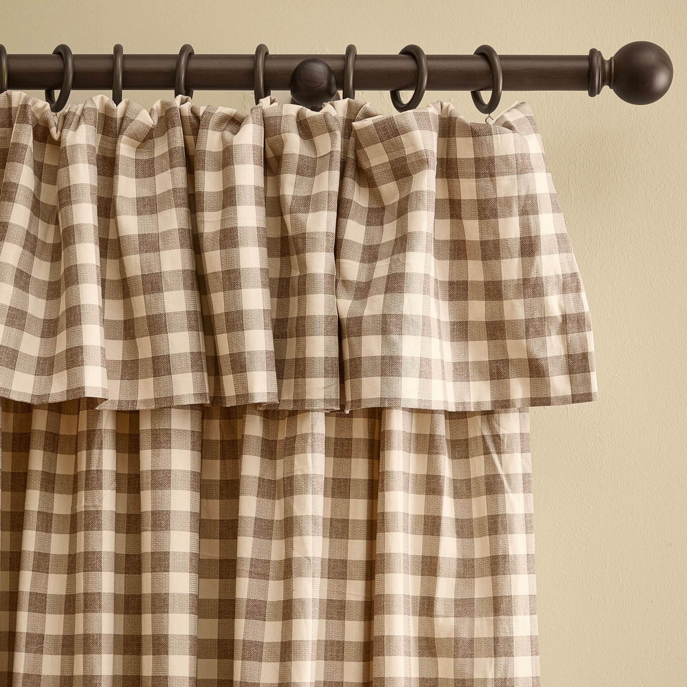 Furn (Riva Home) Curtains HARRIET GINGHAM PRINTED CURTAINS by furn.