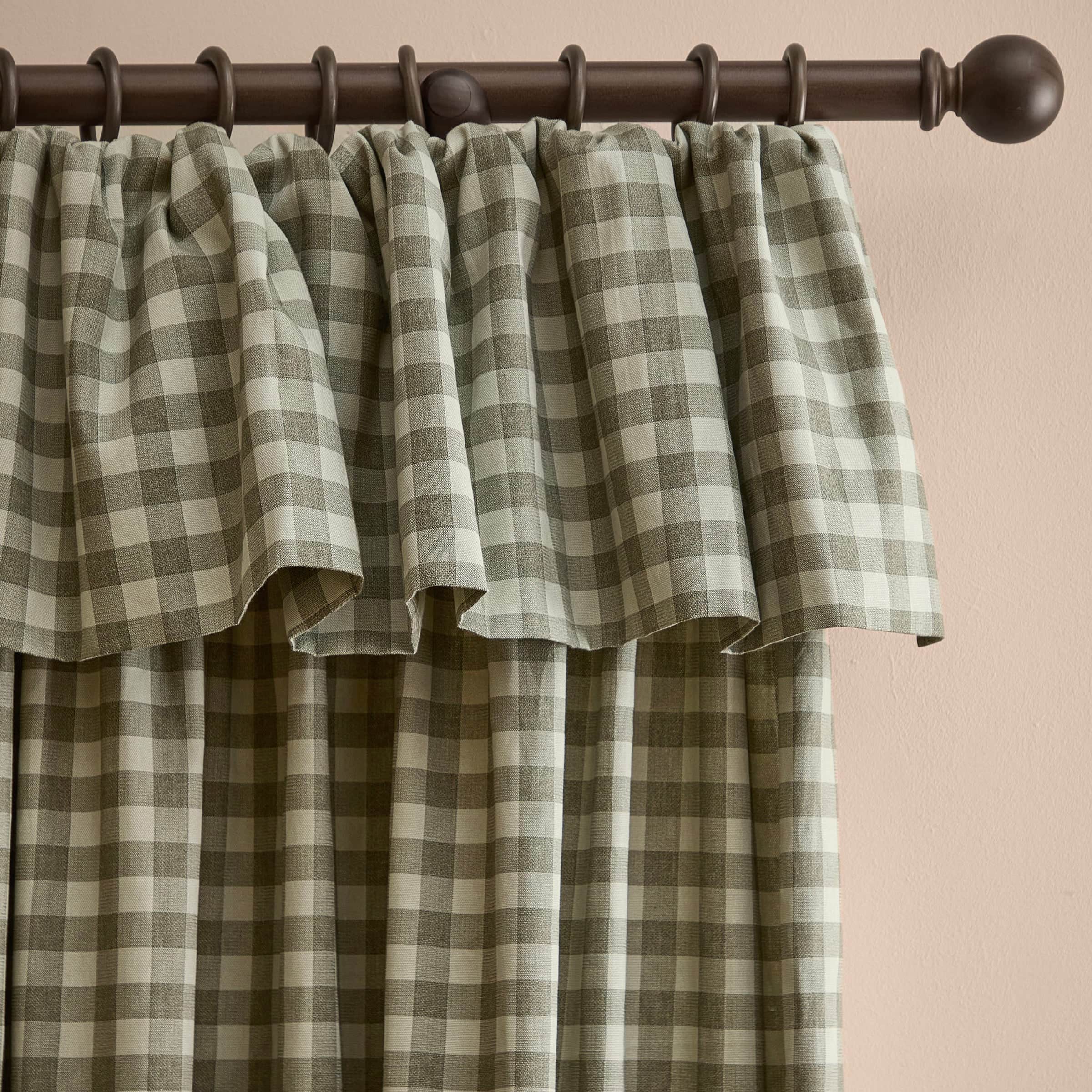 Furn (Riva Home) Curtains HARRIET GINGHAM PRINTED CURTAINS by furn.