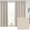 furn (Riva Home) Curtains Linen / 90in x 72in (229cm x 183cm) Dawn 100% Blackout Thermal Eyelet Curtains (7 colours to choose from)