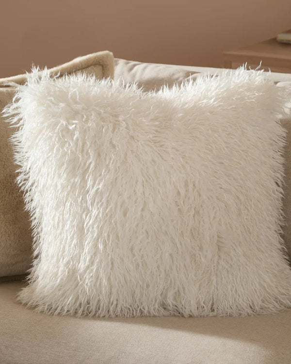 Rowan Faux Fur Cushion by Furn