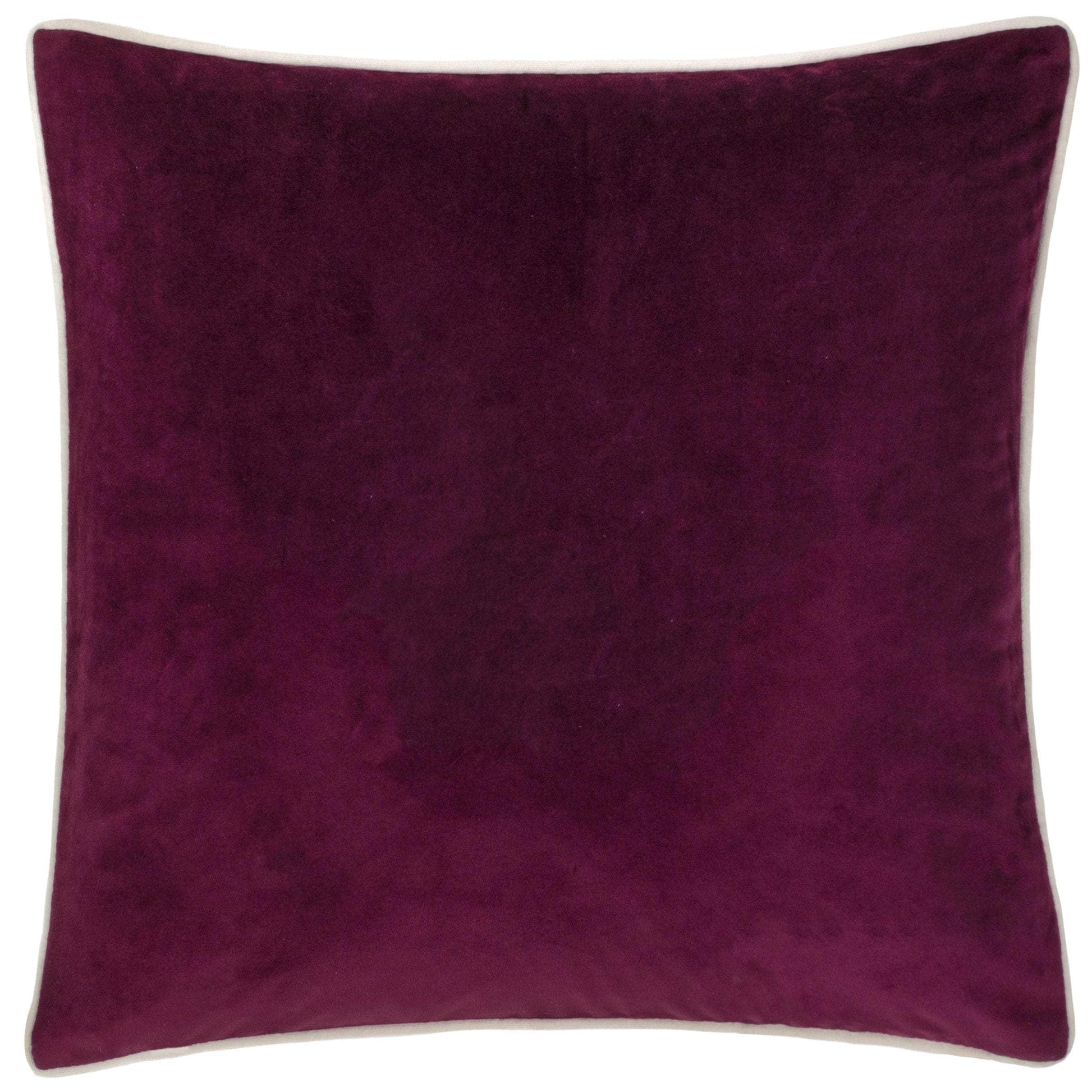 furn (Riva Home) Cushions furn. Pineberry Forest Embroidered Velvet Cushion Plum