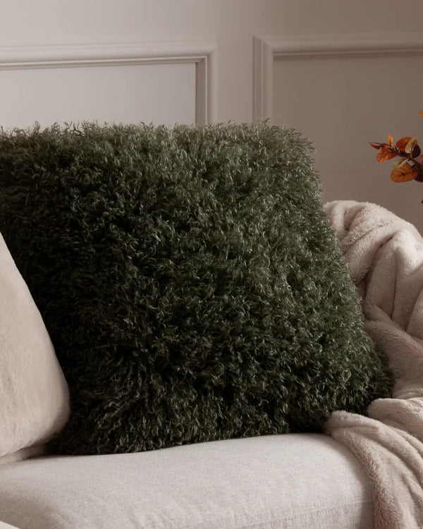 Rowan Faux Fur Cushion by Furn
