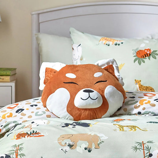 furn (Riva Home) Cushions little furn. Red Panda Kids Novelty Cushion Orange