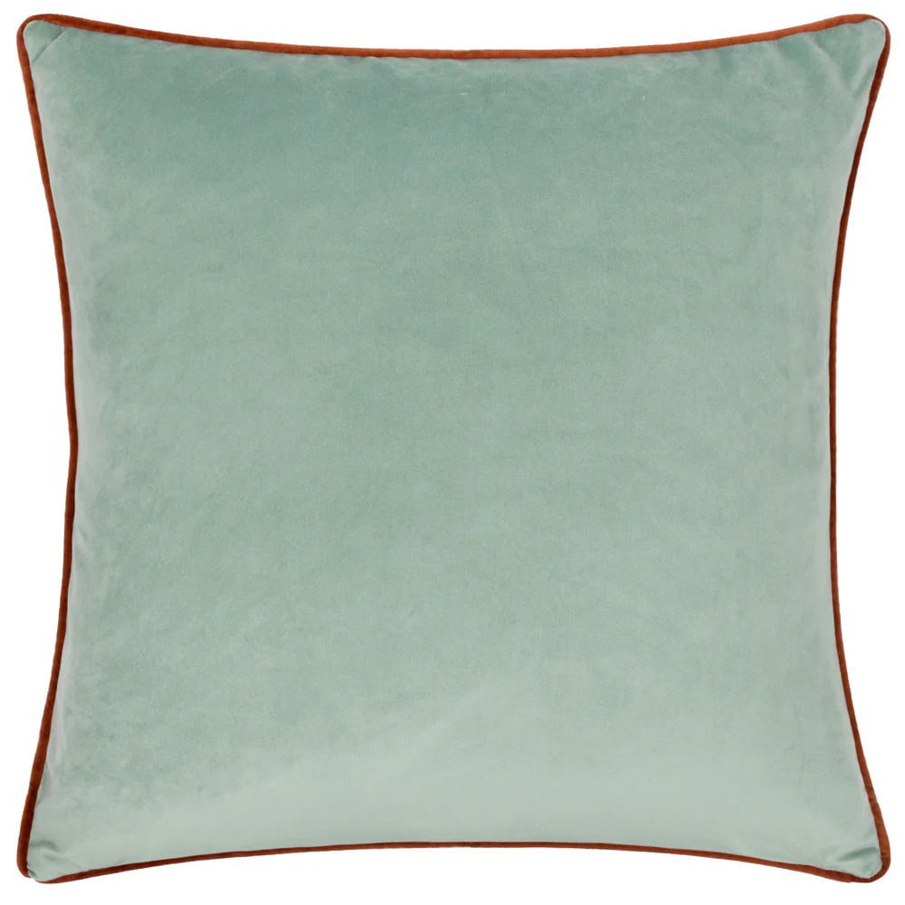 furn (Riva Home) Cushions little furn. Roar Piped Velvet Feather Rich Filled Cushion in Teal