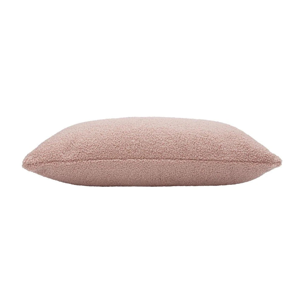 Furn (Riva Home) Cushions Malham Fleece Rectangular Cushion Powder Pink |  by Furn