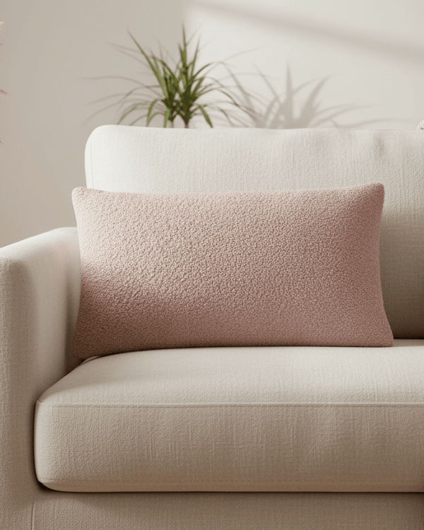 MALHAM FLEECE RECTANGULAR CUSHION POWDER PINK
by Furn