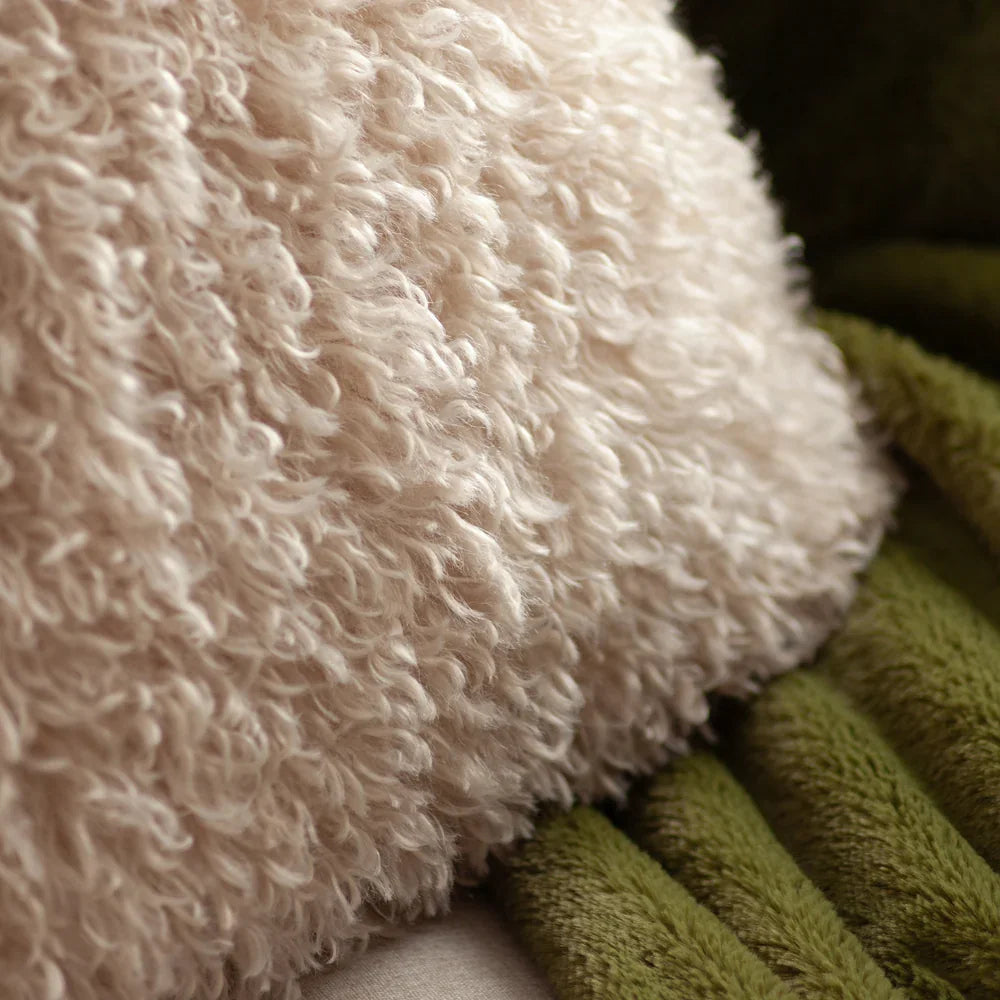 Furn (Riva Home) Cushions ROWAN FAUX FUR FEATHER FILLED CUSHION by Furn