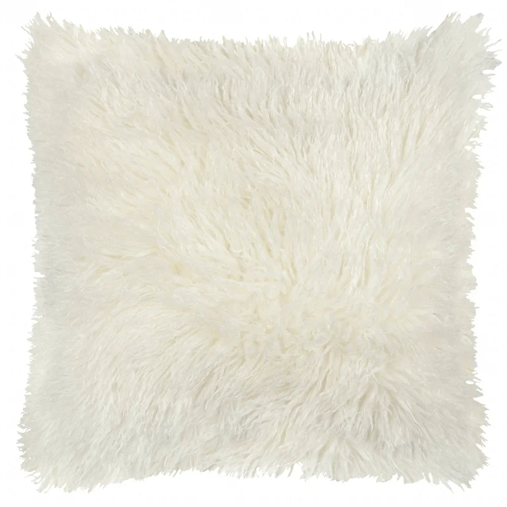 Furn (Riva Home) Cushions ROWAN FAUX FUR FEATHER FILLED CUSHION by Furn